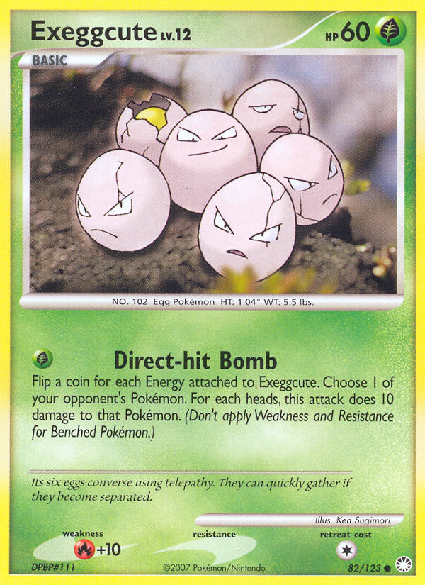 Exeggcute (82/123) [Diamond & Pearl: Mysterious Treasures] | North Valley Games