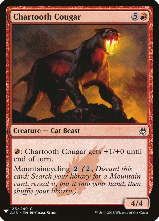 Chartooth Cougar [Mystery Booster] | North Valley Games