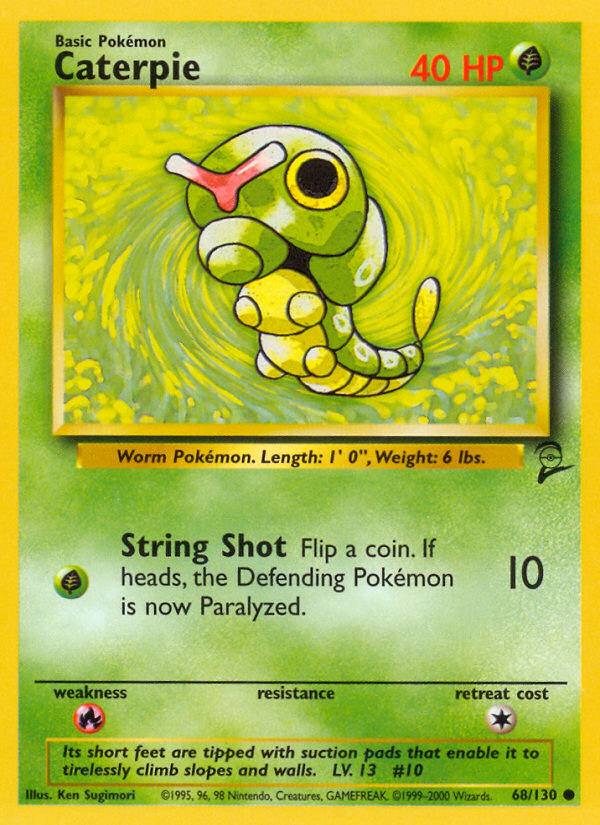 Caterpie (68/130) [Base Set 2] | North Valley Games