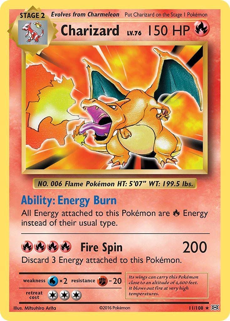 Charizard (11/108) [XY: Evolutions] | North Valley Games
