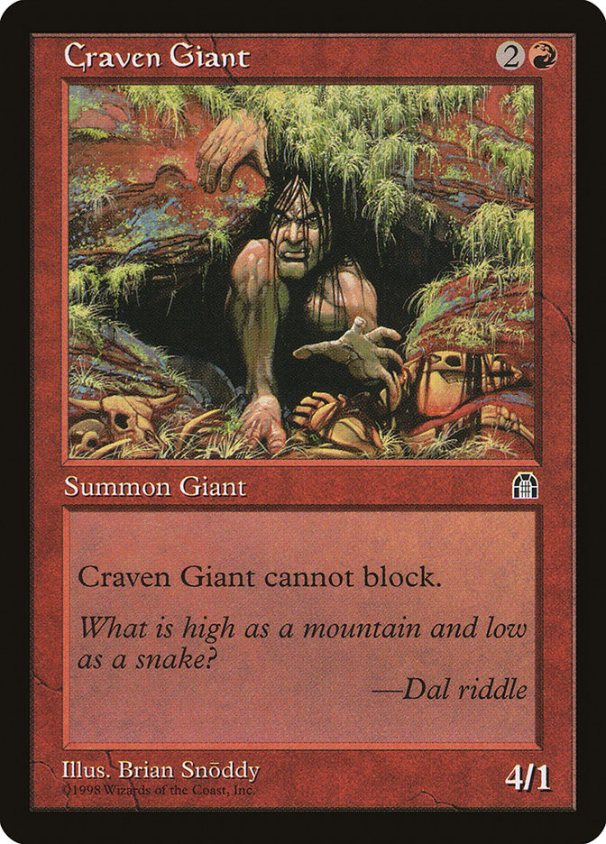 Craven Giant [Stronghold] | North Valley Games