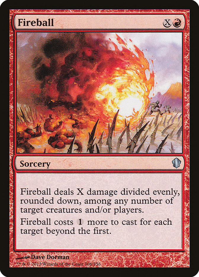 Fireball [Commander 2013] | North Valley Games