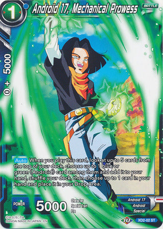 Android 17, Mechanical Prowess (XD2-02) [Android Duality] | North Valley Games
