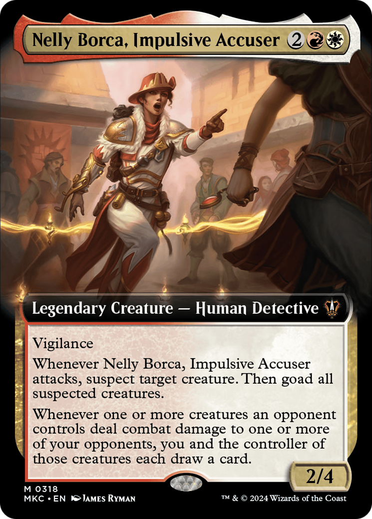 Nelly Borca, Impulsive Accuser (Extended Art) [Murders at Karlov Manor Commander] | North Valley Games