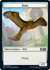 Bird // Treasure Double-Sided Token [Core Set 2021 Tokens] | North Valley Games