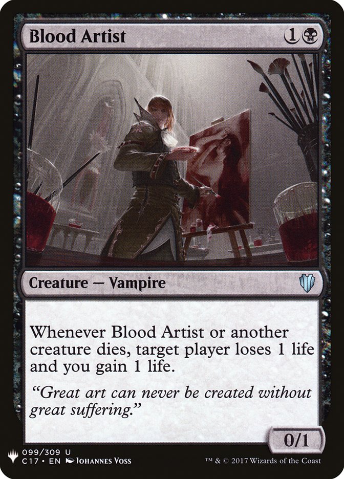 Blood Artist [Mystery Booster] | North Valley Games