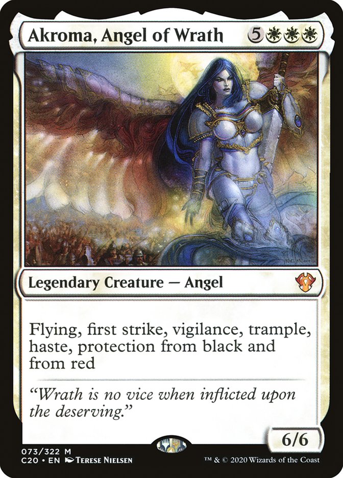 Akroma, Angel of Wrath [Commander 2020] | North Valley Games