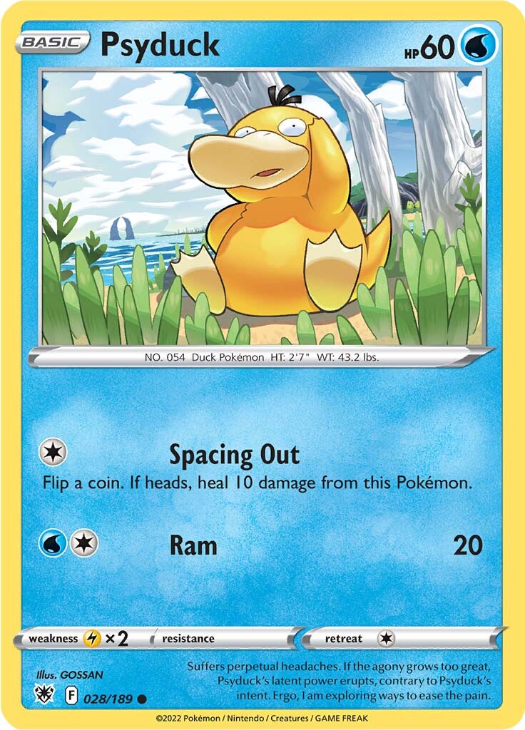 Psyduck (028/189) [Sword & Shield: Astral Radiance] | North Valley Games