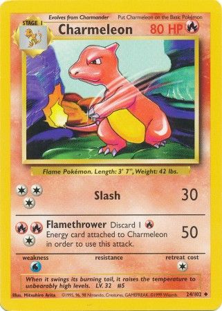 Charmeleon (24/102) [Base Set Unlimited] | North Valley Games