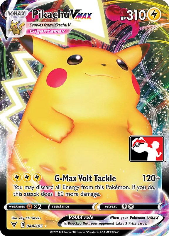 Pikachu VMAX (044/185) [Prize Pack Series One] | North Valley Games