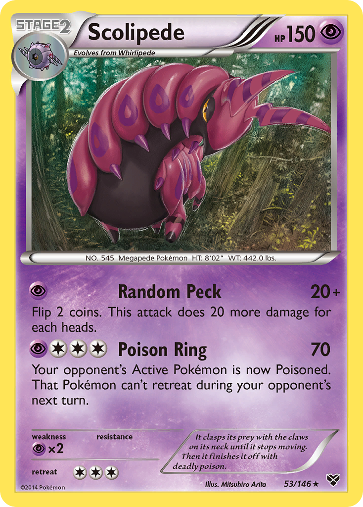 Scolipede (53/146) [XY: Base Set] | North Valley Games