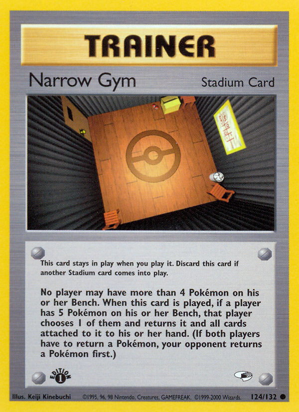 Narrow Gym (124/132) [Gym Heroes 1st Edition] | North Valley Games