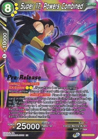 Super 17, Powers Combined (BT14-112) [Cross Spirits Prerelease Promos] | North Valley Games