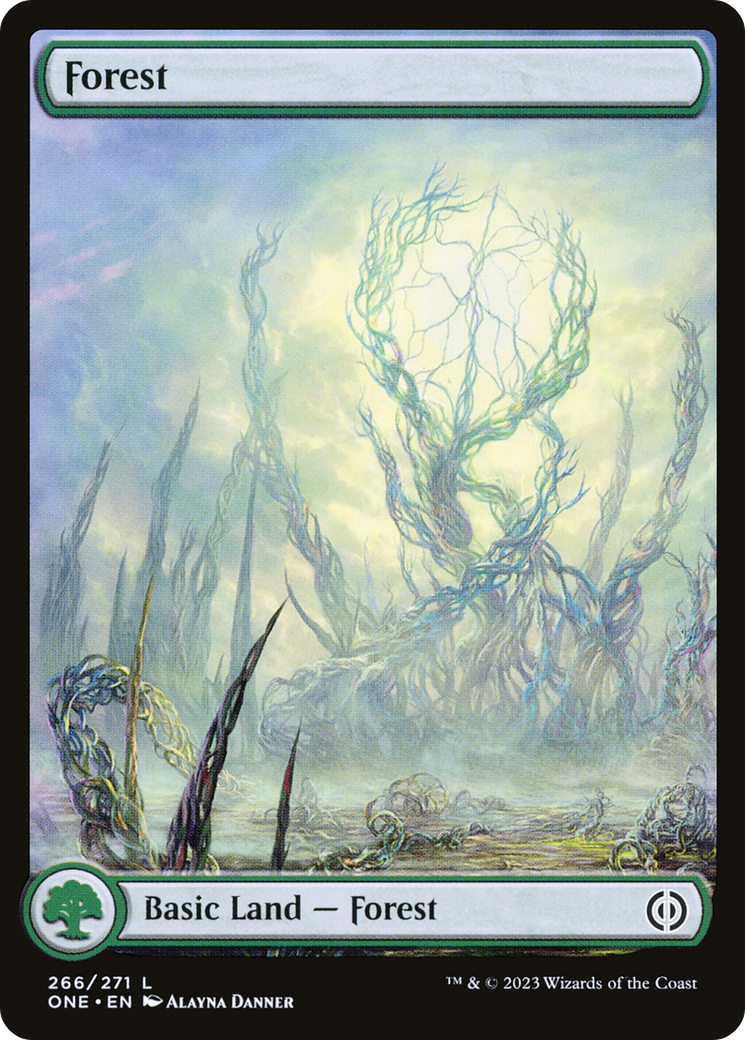 Forest (266) (Full-Art) [Phyrexia: All Will Be One] | North Valley Games