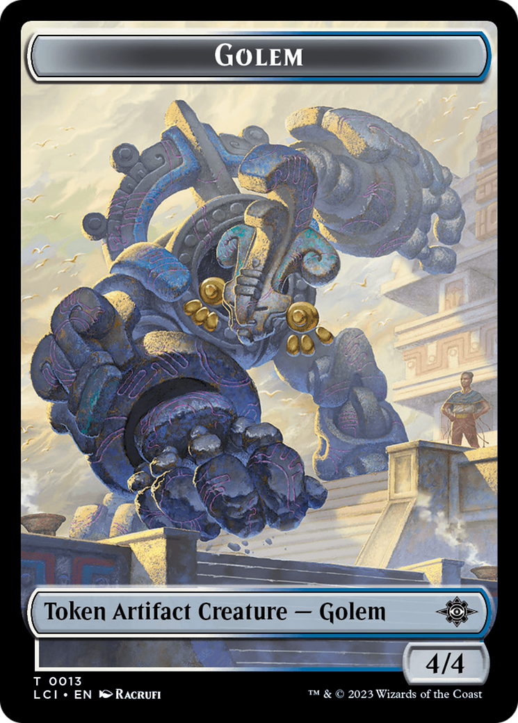 Golem Token [The Lost Caverns of Ixalan Tokens] | North Valley Games