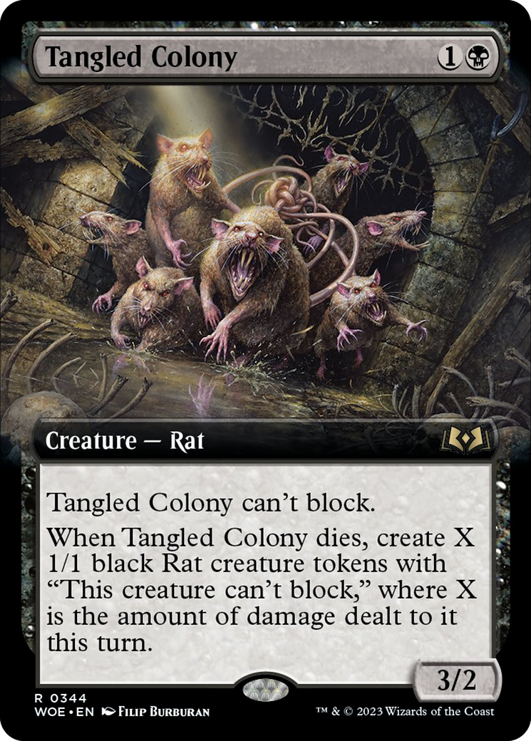 Tangled Colony (Extended Art) [Wilds of Eldraine] | North Valley Games