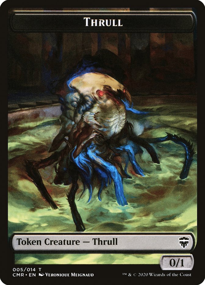 Horror // Thrull Double-Sided Token [Commander Legends Tokens] | North Valley Games
