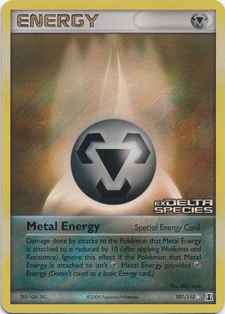 Metal Energy (107/113) (Stamped) [EX: Delta Species] | North Valley Games