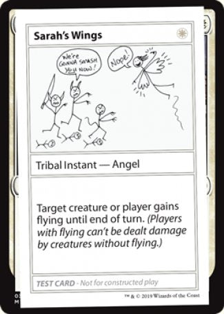 Sarah's Wings (2021 Edition) [Mystery Booster Playtest Cards] | North Valley Games