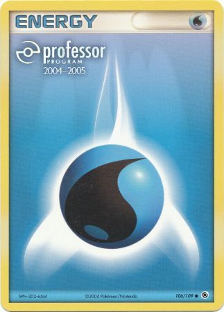 Water Energy (106/109) (2004 2005) [Professor Program Promos] | North Valley Games