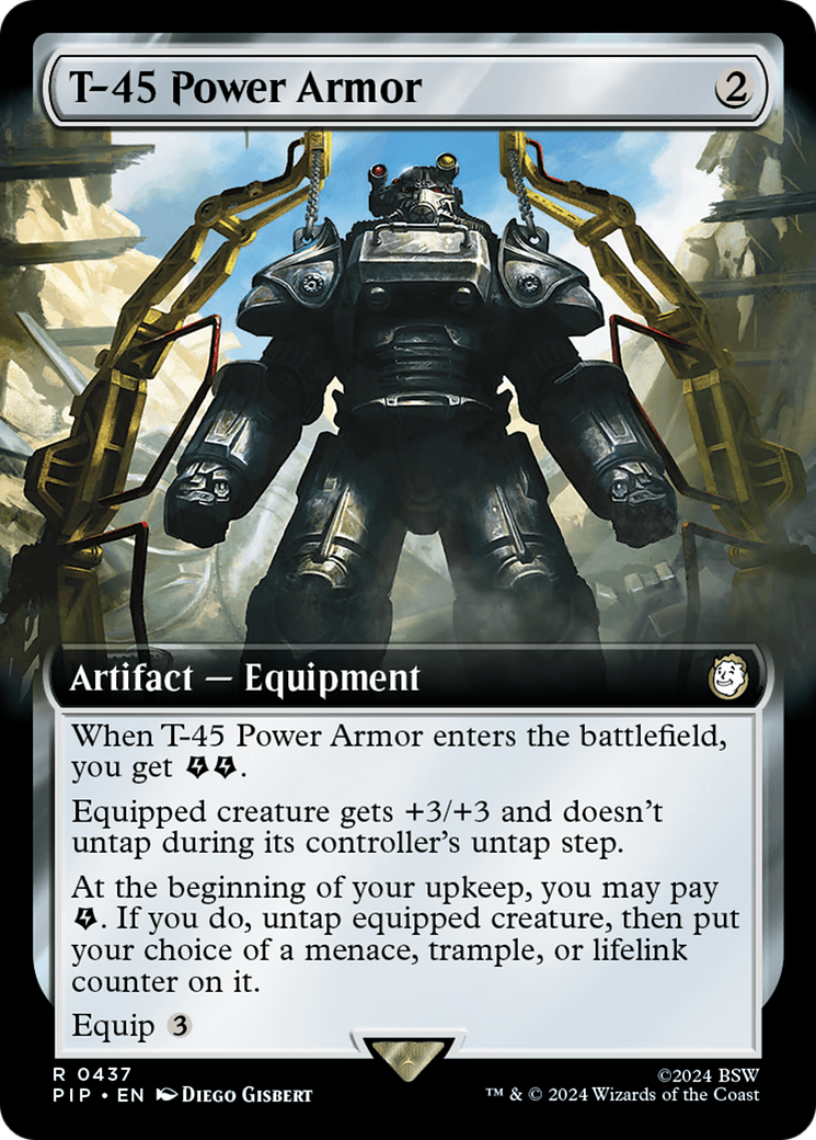 T-45 Power Armor (Extended Art) [Fallout] | North Valley Games
