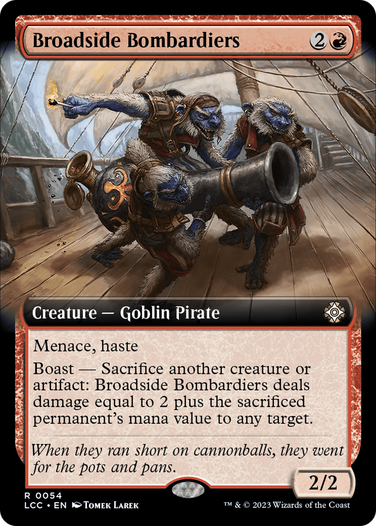 Broadside Bombardiers (Extended Art) [The Lost Caverns of Ixalan Commander] | North Valley Games