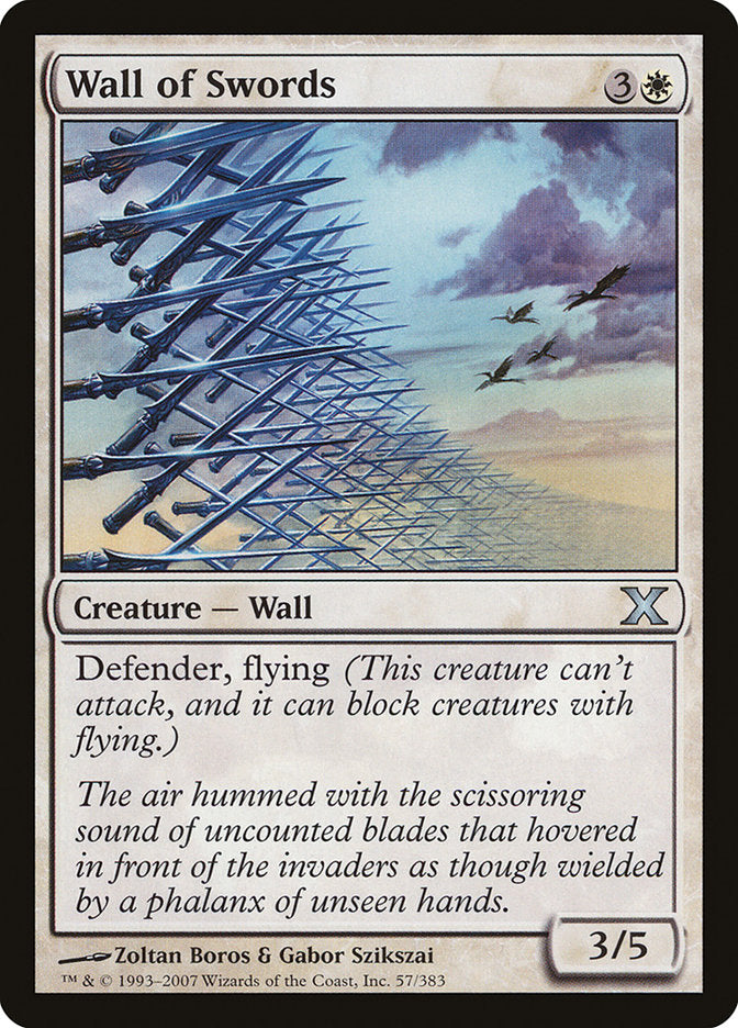 Wall of Swords [Tenth Edition] | North Valley Games