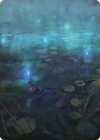 The Dead Marshes Art Card [The Lord of the Rings: Tales of Middle-earth Art Series] | North Valley Games