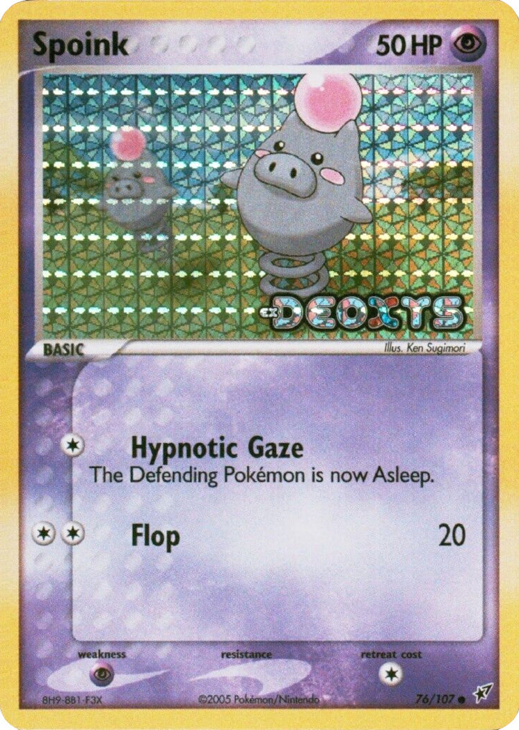 Spoink (76/107) (Stamped) [EX: Deoxys] | North Valley Games