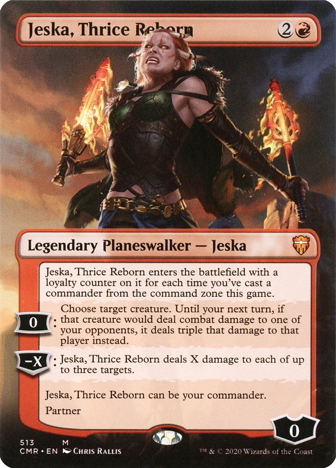 Jeska, Thrice Reborn (Borderless) [Commander Legends] | North Valley Games