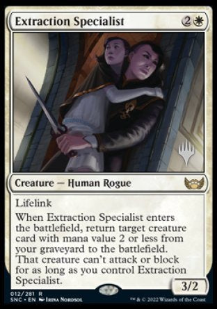 Extraction Specialist (Promo Pack) [Streets of New Capenna Promos] | North Valley Games