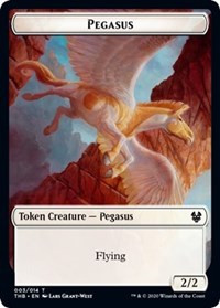 Pegasus // Satyr Double-Sided Token [Theros Beyond Death Tokens] | North Valley Games