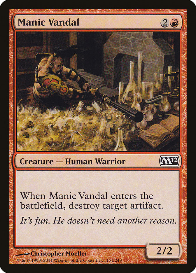 Manic Vandal [Magic 2012] | North Valley Games