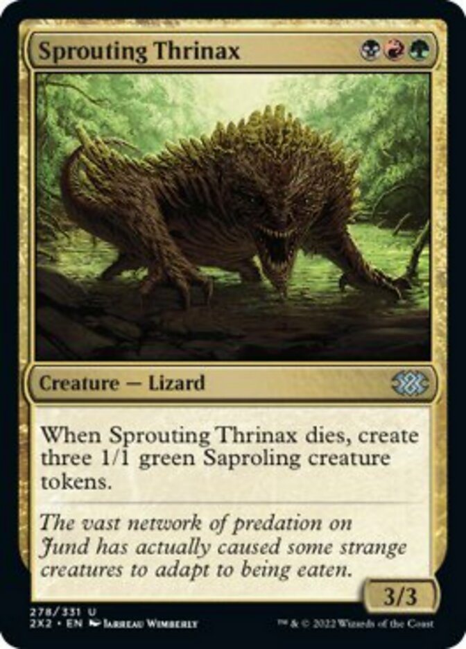 Sprouting Thrinax [Double Masters 2022] | North Valley Games