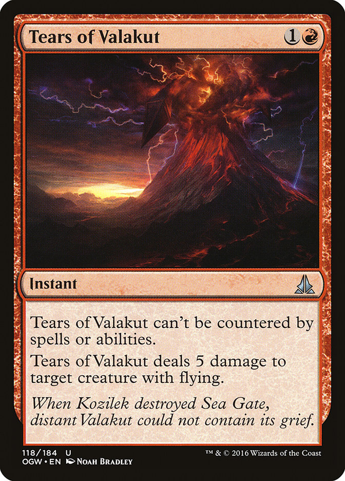 Tears of Valakut [Oath of the Gatewatch] | North Valley Games