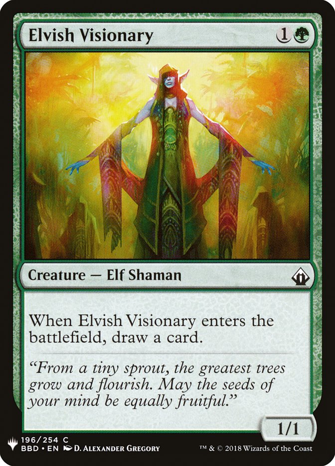 Elvish Visionary [Mystery Booster] | North Valley Games