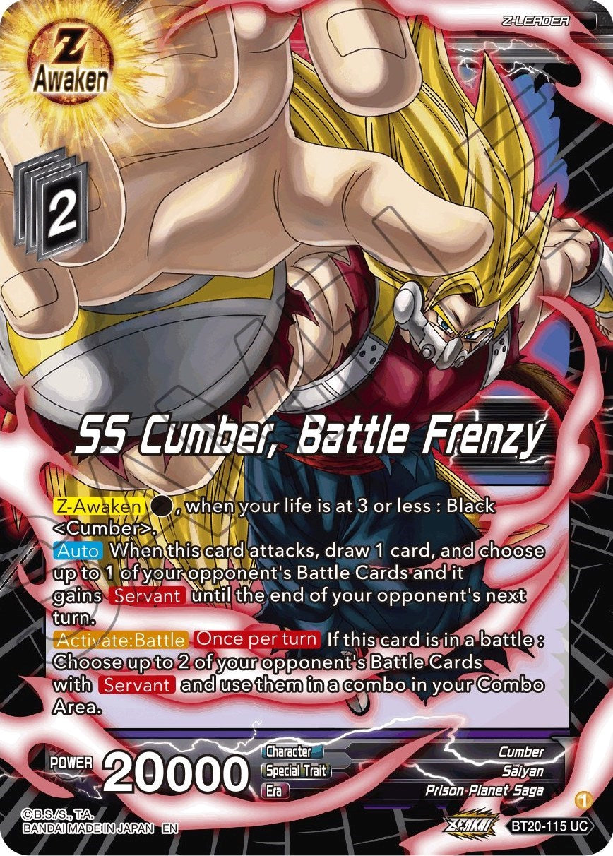 SS Cumber, Battle Frenzy (BT20-115) [Power Absorbed] | North Valley Games