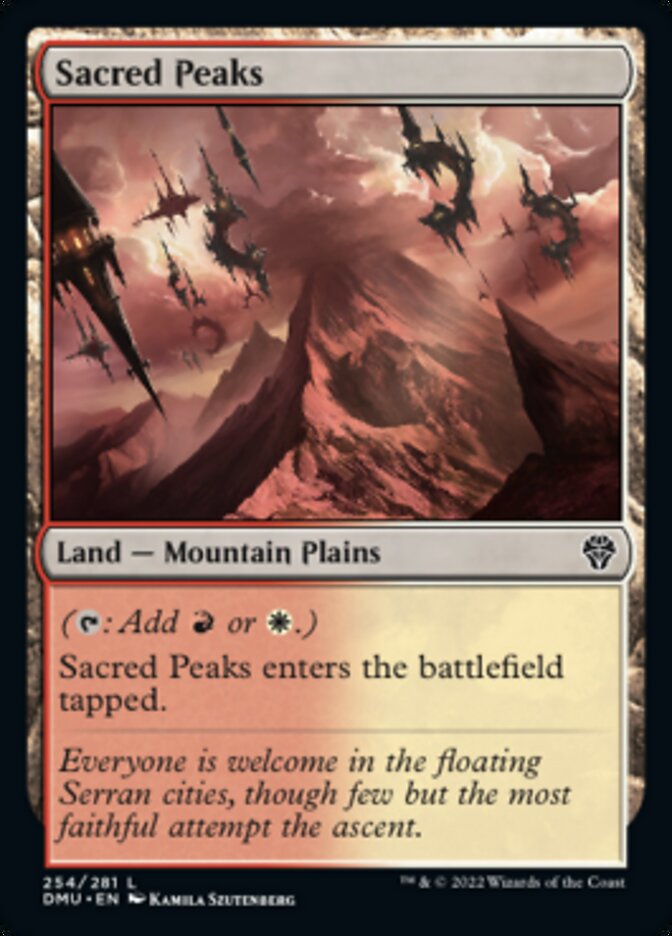 Sacred Peaks [Dominaria United] | North Valley Games