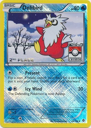 Delibird (38/149) (League Promo 2nd Place) [Black & White: Boundaries Crossed] | North Valley Games
