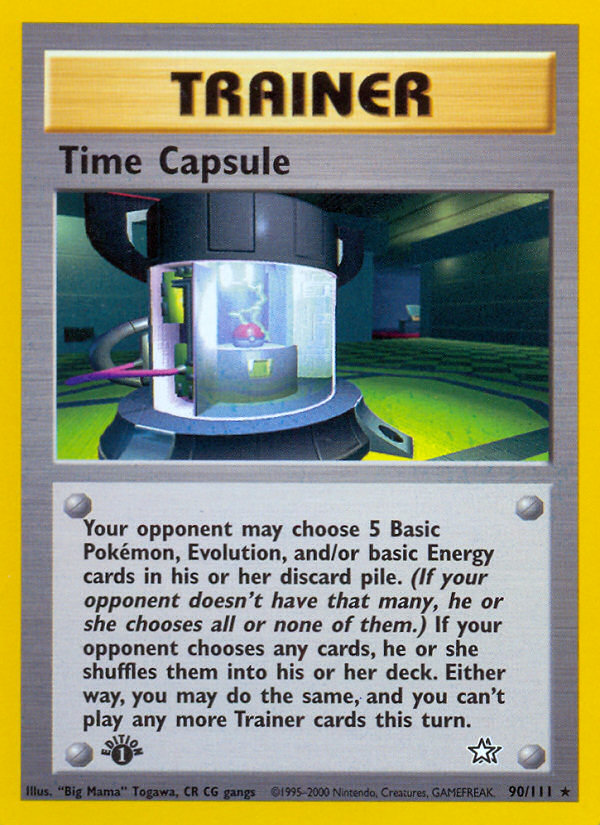 Time Capsule (90/111) [Neo Genesis 1st Edition] | North Valley Games