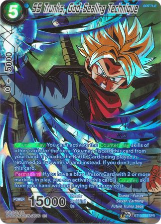SS Trunks, God-Sealing Technique (SPR) (BT10-044) [Rise of the Unison Warrior 2nd Edition] | North Valley Games