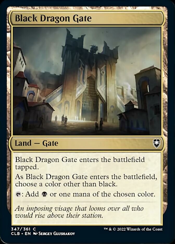 Black Dragon Gate [Commander Legends: Battle for Baldur's Gate] | North Valley Games
