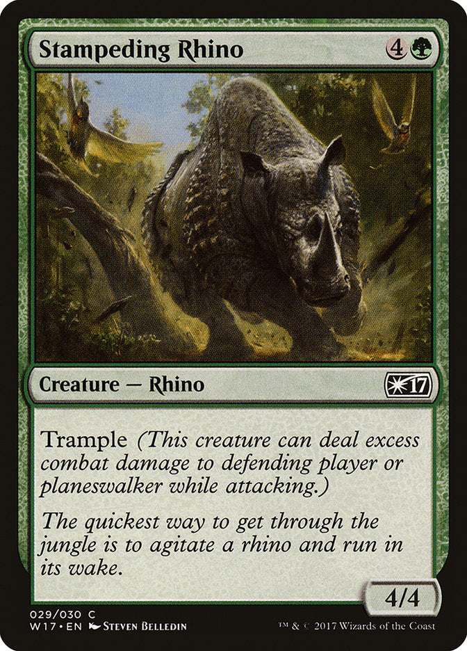 Stampeding Rhino [Welcome Deck 2017] | North Valley Games