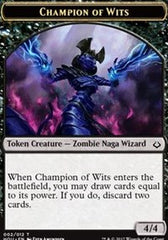 Champion of Wits // Warrior Double-Sided Token [Hour of Devastation Tokens] | North Valley Games