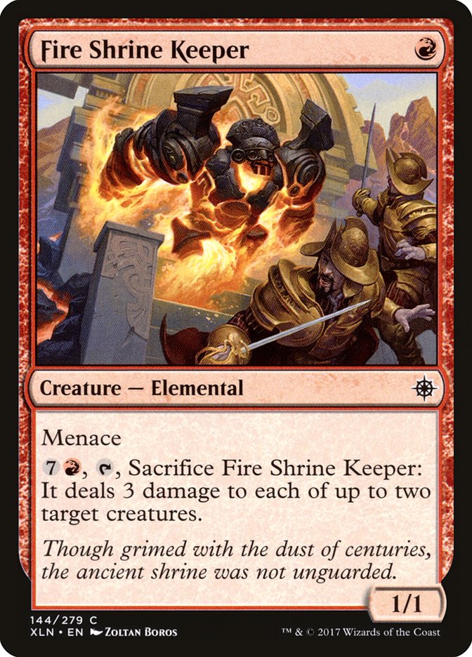 Fire Shrine Keeper [Ixalan] | North Valley Games