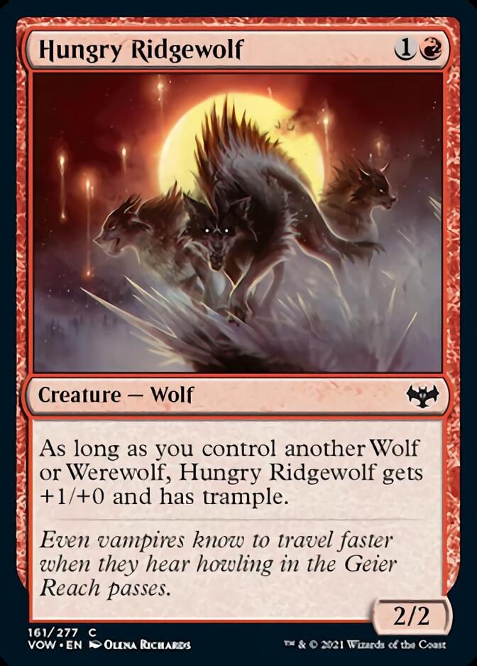 Hungry Ridgewolf [Innistrad: Crimson Vow] | North Valley Games
