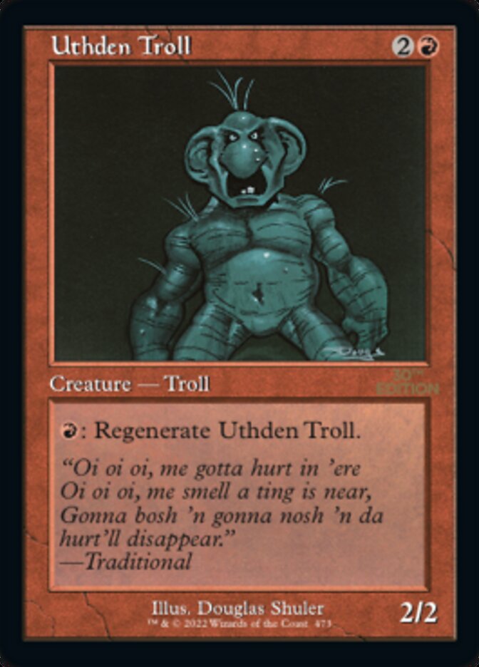 Uthden Troll (Retro) [30th Anniversary Edition] | North Valley Games