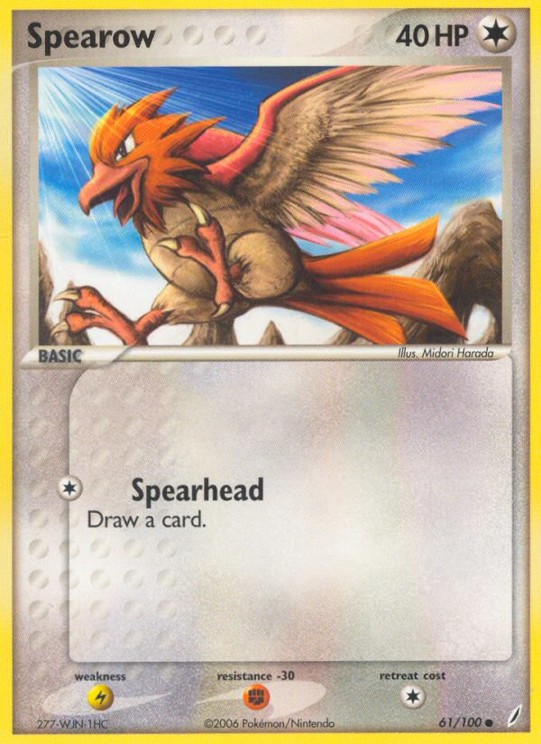 Spearow (61/100) [EX: Crystal Guardians] | North Valley Games