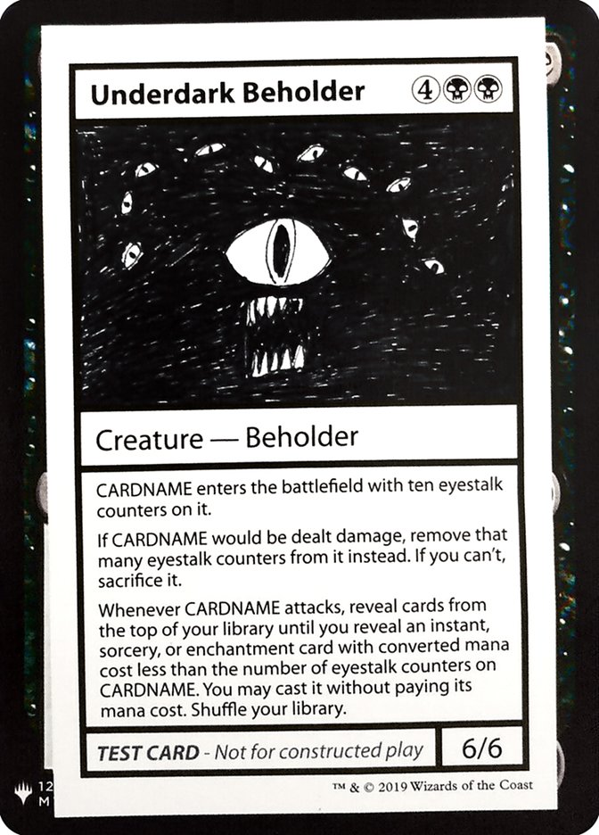 Underdark Beholder [Mystery Booster Playtest Cards] | North Valley Games