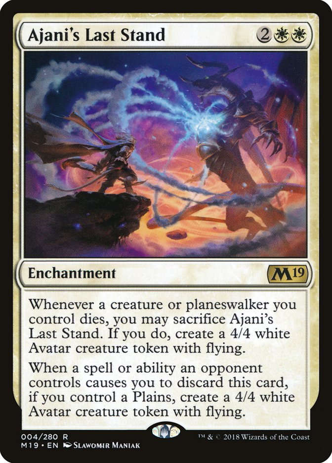 Ajani's Last Stand [Core Set 2019] | North Valley Games